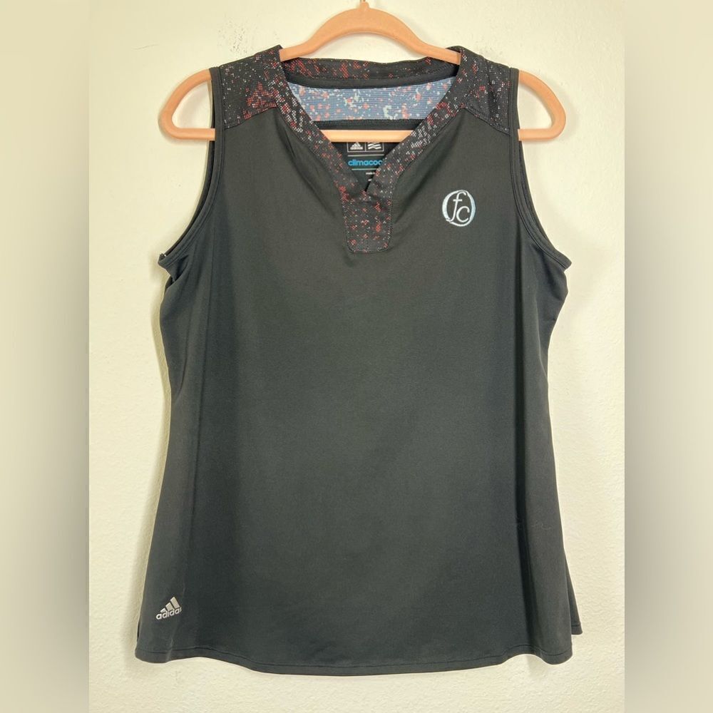 Adidas Women’s Tank Top Sport Golf Black Climate Control Size L
